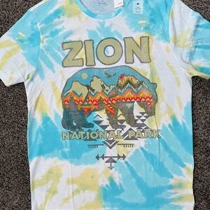 Zion National Park Tie-Dye T-Shirt